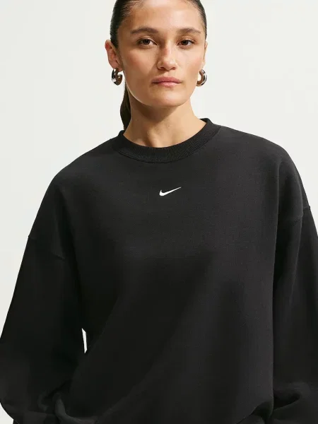 Nike Bluza Oversize Studio Fleece schwarz czarna