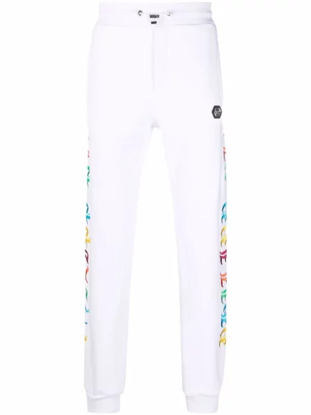 Pantaloni Philipp Plein alb