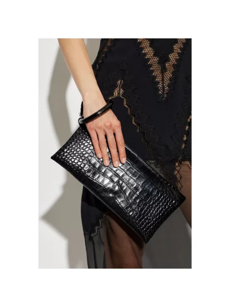 Kopertówka Tom Ford skórzana czarna