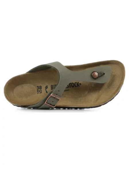 Pantofle Birkenstock s kamínky šedé