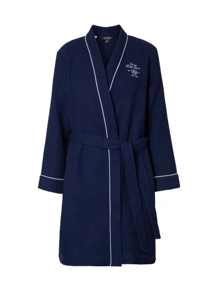 Lauren Ralph Lauren Halat de baie scurt bleumarin alb
