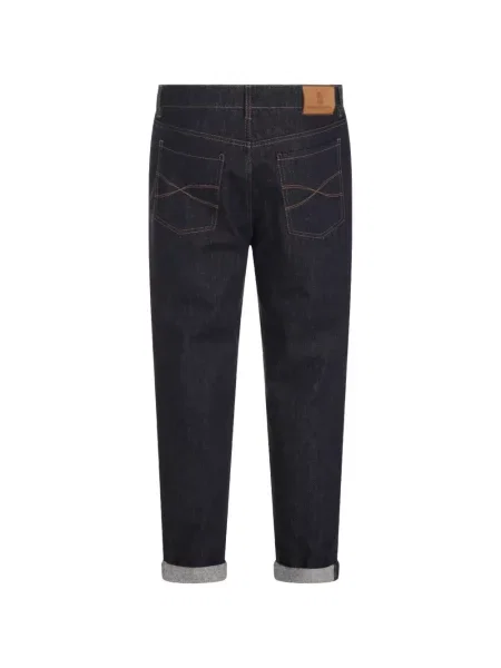 Blugi Brunello Cucinelli albastru