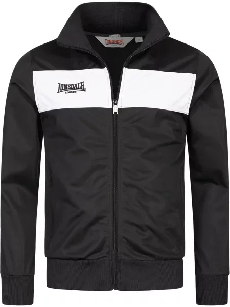 LONSDALE Jakna za trening Alnwick črna bela