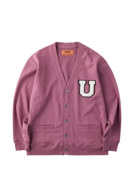 Cardigan Universal Overall cu decolteu în V cu autograf violet