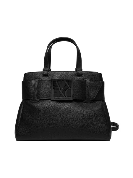 Torebka Armani Exchange skórzana czarna