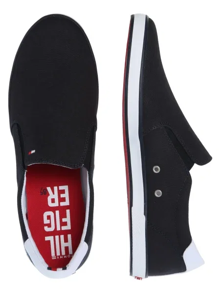 TOMMY HILFIGER Belebújós cipők éjkék / piros / fehér fekete