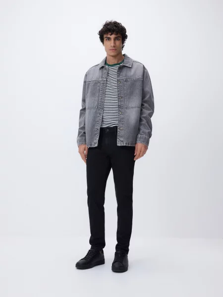 Reserved Джинси slim fit чорний