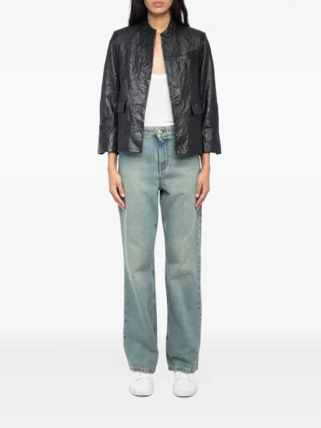 Sacou Zadig&voltaire din piele negru