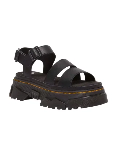 Sandały Dr. Martens skórzane czarne
