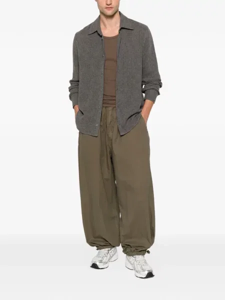 Pantaloni Entire Studios cu cordon verde