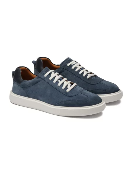 Sneakersy Kazar zamszowe białe
