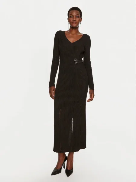 TWINSET Rochie tricotată negru