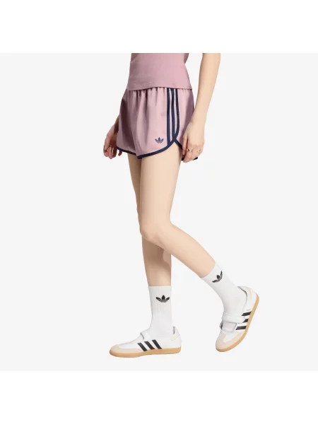 Šortky adidas Satin 3s Sprinter Short Magic Mauve/ Night Indigo S
