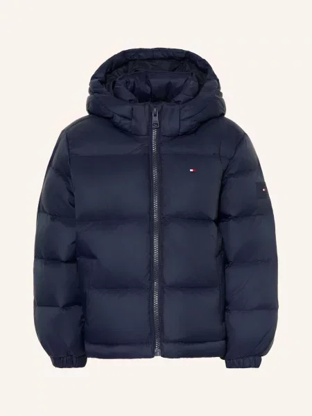 Tommy Hilfiger Kurtka Pikowana blau granatowa