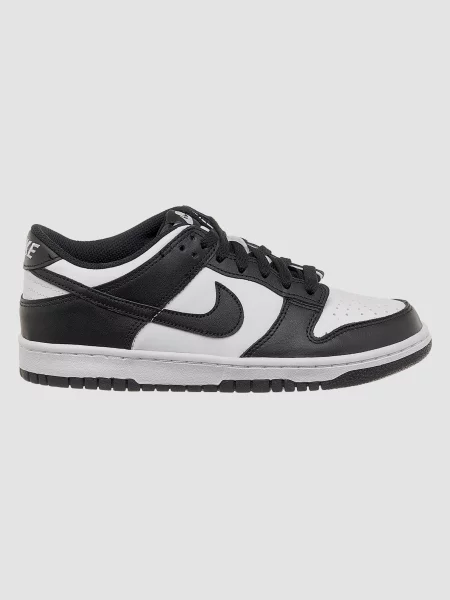 Кожаные кроссовки Nike Dunk белые