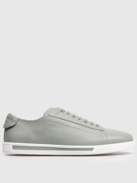 Кожаные кроссовки Stefano Ricci зеленые