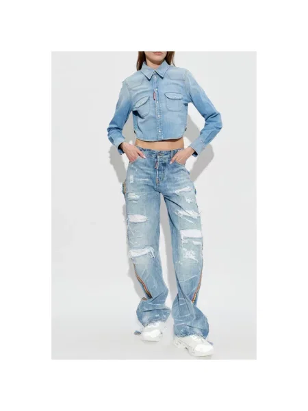 Bluzka Dsquared2 niebieska