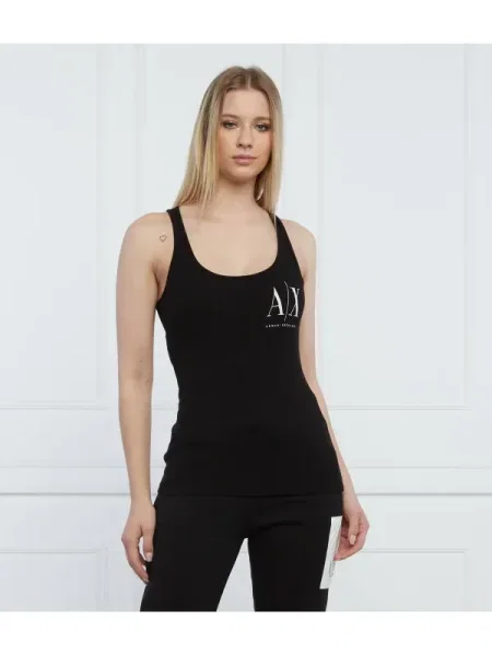 Top Armani Exchange negru
