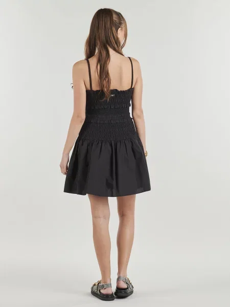 Rochie mini Michael Michael Kors din poplin negru