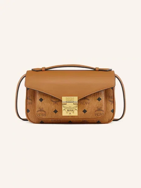 MCM Torebki Kobieta ONE SIZE Tracy Vi Medium Crossbody brązowy