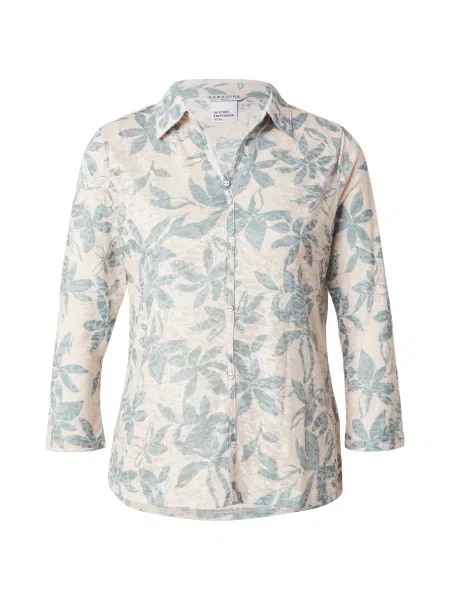 ZABAIONE Tricou / verde mentă bej