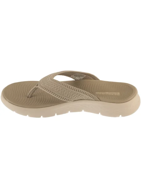 Šľapky Skechers béžová