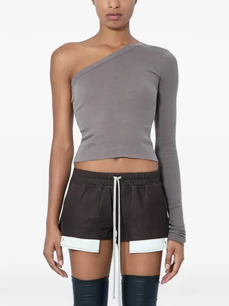 Top Rick Owens asimetric gri
