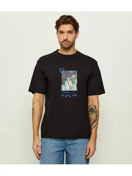 Hugo Blue Tricou Nugobeam negru