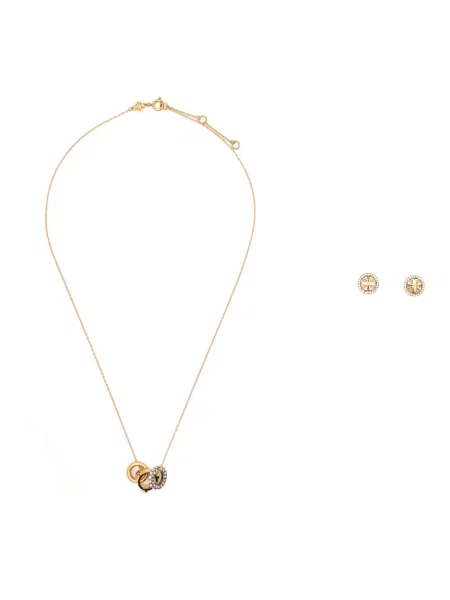 Kolczyki Tory Burch żółte