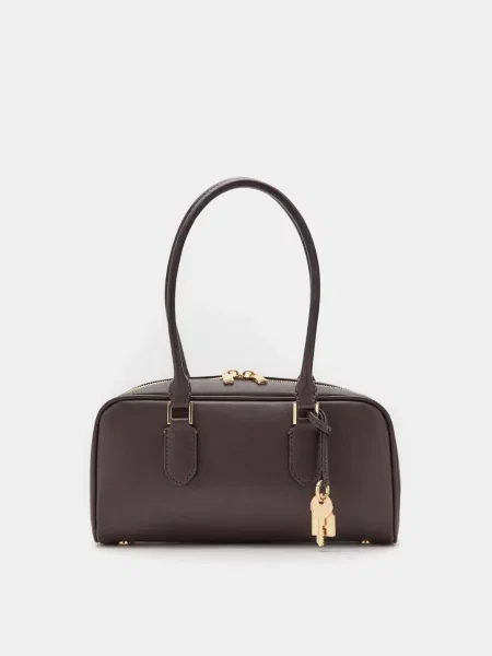 MANGO Сумка Темно-коричневий Поліуретан коричнева