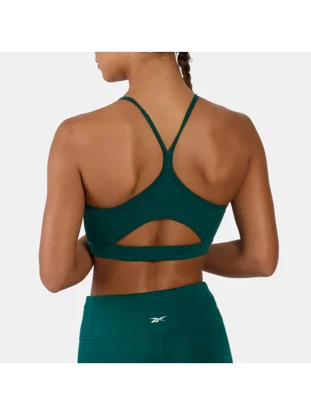 Reebok sportowy biustonosz z ramiączkami Kendal Coreunisex Metal Green Size: zielony