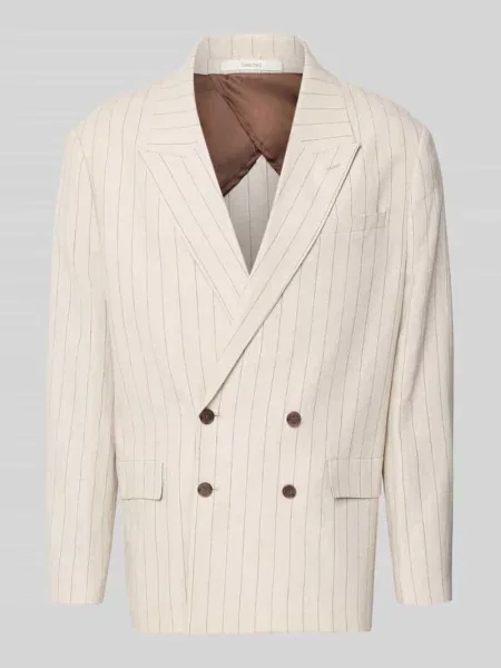 Marynarka o kroju relaxed fit z mieszanki lnu i bawełny model MALIK' Selected Homme