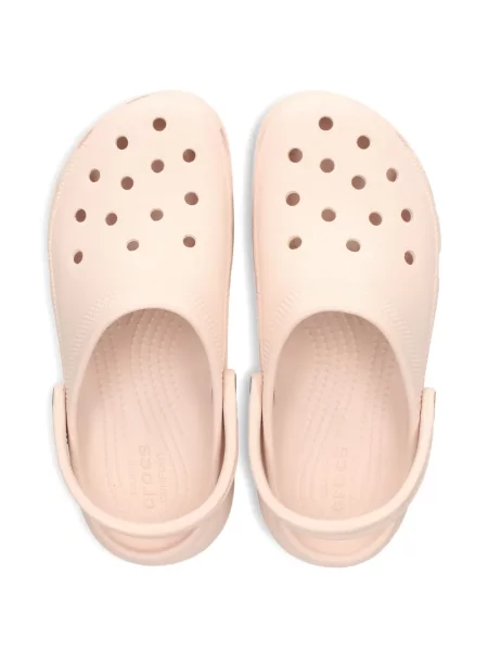 Papuci Crocs cu platformă roz