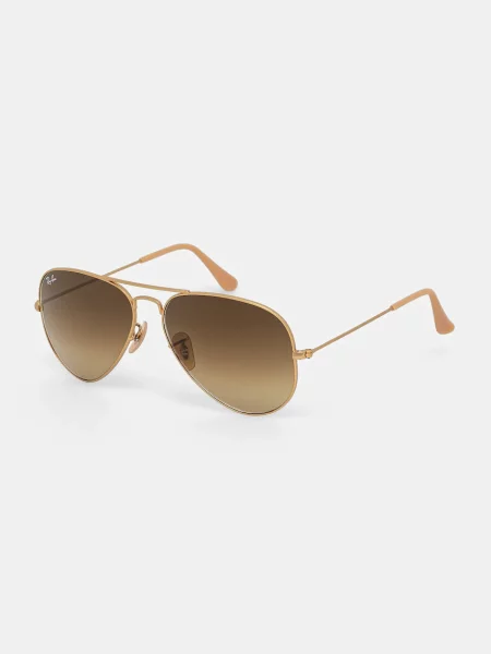 Ray-Ban – Okulary AVIATOR LARGE METAL żółte