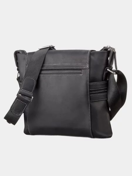 Кожаная сумка Shvigel черная