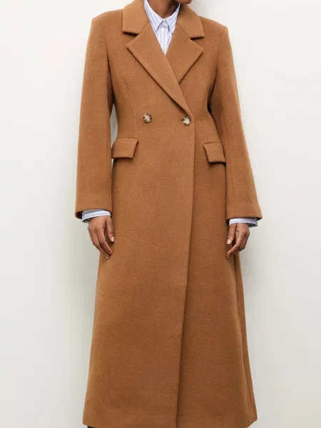 Вовняне пальто Answear.LAB бежевий