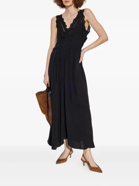 Rochie Isabel Marant din dantelă negru