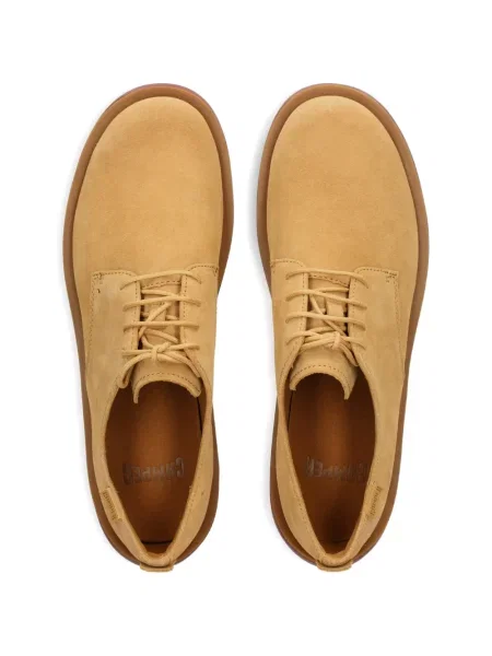 Pantofi derby Camper din piele de căprioară