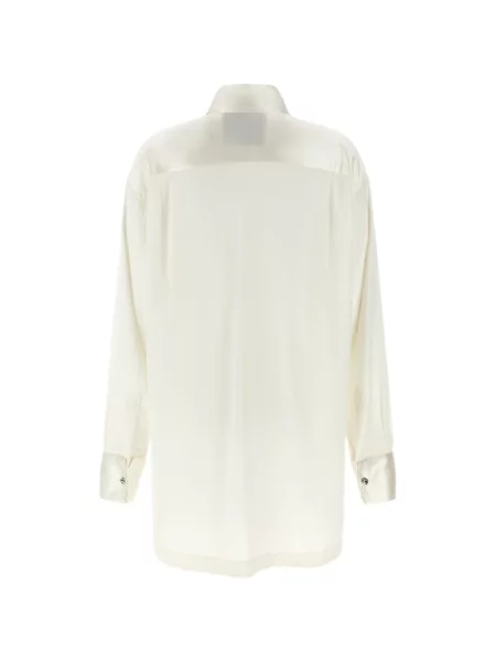 Rochie Misenithe de mătase alb