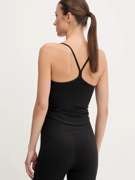 Adidas by Stella McCartney top de antrenament negru