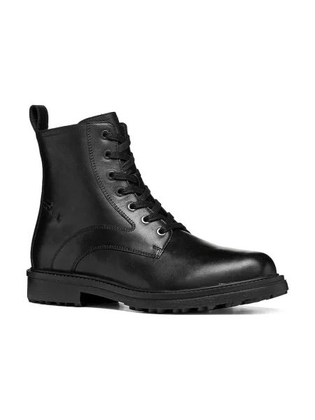 Botine Geox din piele negru