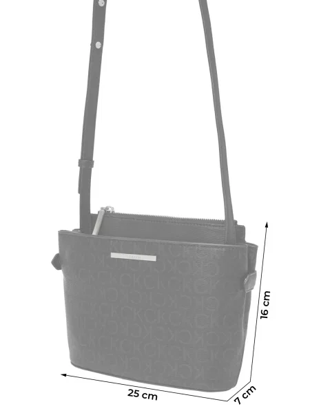 Calvin Klein Geantă de umăr gri bazalt negru