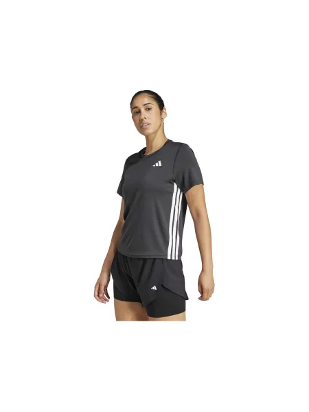Tricou Adidas cu dungi negru