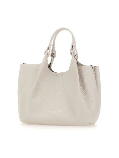 Torebka crossbody Gianni Chiarini skórzana biała