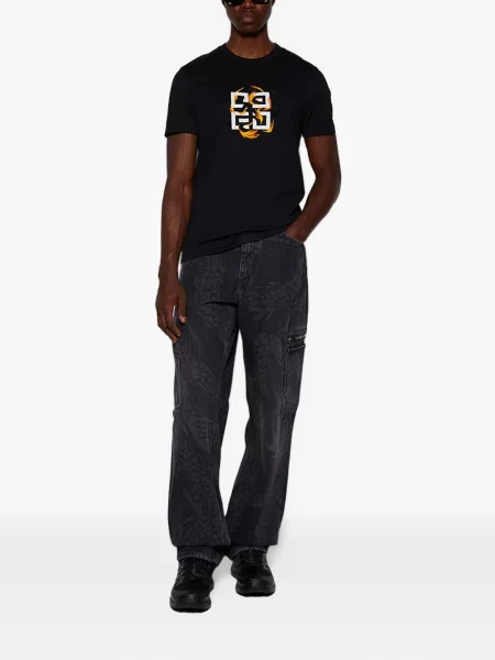 Grafic tricou Givenchy cu imagine negru