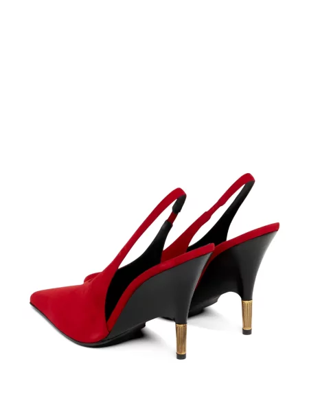 Pantofi cu toc Khaite slingback roșu