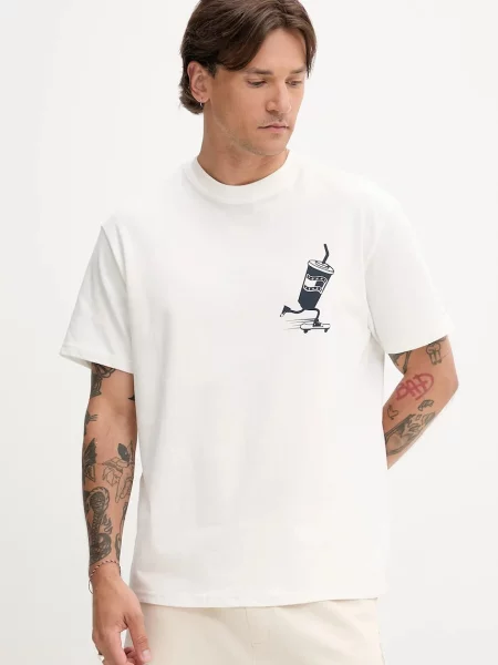 Тениска Tommy Jeans с десен бяло