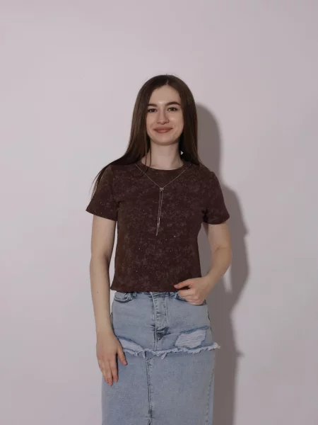 Футболка Stream коричневая