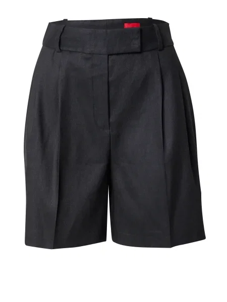 HUGO Pantaloni cu dungă Holini' negru