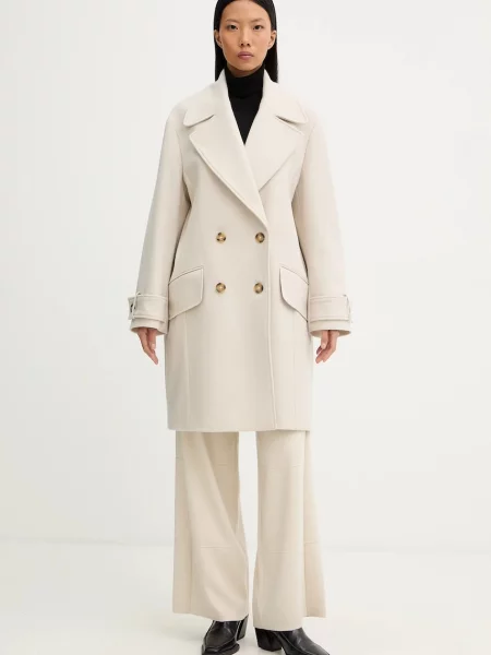 Palton Ps Paul Smith de lână bej